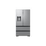 Samsung RF26CG7400SR 36" Smart Counter Depth 4-Door French Door Refrigerator with 24.5 cu. ft. Capacity, LED Lighting, Spill-Proof Glass Shelves, Four Ice Types and External Water & Ice Dispenser in Stainless Steel