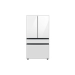 Samsung RF29BB860012 36" Bespoke Smart 4 Door French Door Refrigerator with 28.8 cu. ft. Capacity, Beverage Center, LED Lighting, FlexZone Drawer, Twin Cooling Plus, Metal Cooling, Dual Ice Maker with Ice Bites, Energy Star (White Glass)