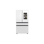 Samsung RF29BB890012 36" Bespoke Smart 4 Door French Door Refrigerator with 28.6 cu. ft. Capacity, Family Hub, Beverage Center, LED Lighting, and FlexZone Drawer (White Glass)