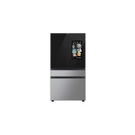 Samsung RF29BB8900AC 36" Bespoke Smart 4 Door French Door Refrigerator with 28.6 cu. ft. Capacity, Family Hub, Beverage Center, LED Lighting, and FlexZone Drawer, in Custom Panel Ready with Charcoal Glass Family Hub (Bespoke Panels Sold Separately)