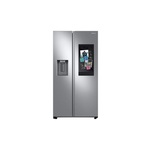 Samsung RS22T5561SR 36" Smart Side-by-Side Counter Depth Refrigerator with Family Hub, 21.5 cu. ft. Capacity, Wi-Fi and Bixby Enabled and LED Lighting in Fingerprint Resistant Stainless Steel