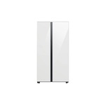 Samsung RS23CB760012 36" Bespoke Smart Counter Depth Side-by-Side Refrigerator with 22.6 cu. ft. Total Capacity, Beverage Center, AutoFill Water Pitcher and Dual Auto Ice Maker (White Glass)