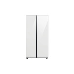 Samsung RS28CB760012 36" Bespoke Smart Side-by-Side Refrigerator with 28 cu. ft. Total Capacity, Beverage Center, AutoFill Water Pitcher and Dual Auto Ice Maker (White Glass)