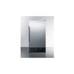 Summit SCFF1842SS 18" Built-In All Freezer with 2.7 cu. ft. Capacity, Lock, in Stainless Steel