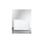 Summit SCFM133 51" Chest Freezer with 12.1 cu. ft. Capacity, Hammer Aluminum Interior, Lock, in White