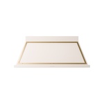 ILVE UANB60AWG Nostalgie Noblesse 60" Range Hood (Antique White, Brass)