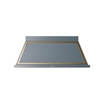 ILVE UANB60BGG Nostalgie Noblesse 60" Range Hood (Blue Grey, Brass)