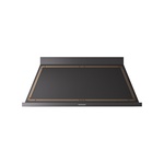 ILVE UANB60BKB Nostalgie Noblesse 60" Range Hood (Glossy Black, Burnished)