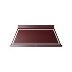 ILVE UANB60BUC Nostalgie Noblesse 60" Range Hood (Burgundy, Chrome)