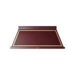 ILVE UANB60BUG Nostalgie Noblesse 60" Range Hood (Burgundy, Brass)