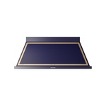 ILVE UANB60MBG Nostalgie Noblesse 60" Range Hood (Midnight Blue, Brass)