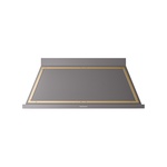 ILVE UANB60MGG Nostalgie Noblesse 60" Range Hood (Graphite Matte, Brass)