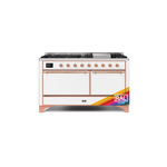 ILVE UM15FDQNS3RAPLP Majestic II 60" Dual Fuel Range (Liquid Propane, Solid Door, RAL, Copper)