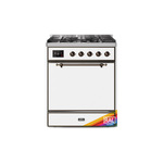 ILVE UM30DQNE3RABLP Majestic II 30" Dual Fuel Range (Liquid Propane, Solid Door, RAL, Burnished)