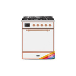 ILVE UM30DQNE3RAPLP Majestic II 30" Dual Fuel Range (Liquid Propane, Solid Door, RAL, Copper)