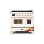 ILVE UMDI10NS3RAG Majestic II 40" Induction Range (Triple Glass Door, RAL, Brass)