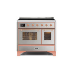 ILVE UMDI10NS3SSP Majestic II 40" Induction Range (Triple Glass Door, Stainless Steel, Copper)