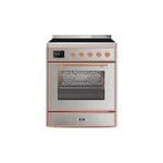 ILVE UMI30NE3SSP Majestic II 30 inch Induction Range (Triple Glass Door, Stainless Steel, Copper)