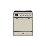 ILVE UMI30QNE3AWC Majestic II 30" Induction Range (Solid Door, Antique White, Chrome)