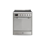 ILVE UMI30QNE3SSC Majestic II 30" Induction Range (Solid Door, Stainless Steel, Chrome)