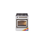 ILVE UN30NMPRABLP Nostalgie II Noblesse 30 inch Dual Fuel Range  (Liquid Propane, Triple Glass Door, RAL, Burnished)