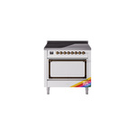 ILVE UNI366QNMPRAB Nostalgie II Noblesse 36 inch Induction Range  (Solid Door, RAL, Burnished)