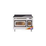 ILVE UNI486NMPRAB Nostalgie II Noblesse 48 inch Induction Range  (Triple Glass Door, RAL, Burnished)