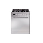 ILVE UP30QMPSSLP Professional Plus II 30" Dual Fuel Range  (Liquid Propane, Solid Door, Stainless Steel)