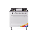 ILVE UP36FQMPRALP Professional Plus II 36" Dual Fuel Range  (Liquid Propane, Solid Door, RAL)