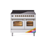 ILVE UPDI406NMPRAB Nostalgie II 40" Induction Range (Triple Glass Door, RAL, Burnished)