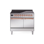 ILVE UPDI406QNMPSSP Nostalgie II 40" Induction Range (Solid Door, Stainless Steel, Copper)