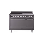 ILVE UPI486QMPMG Professional Plus II 48" Induction Range  (Solid Door, Graphite Matte)