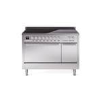 ILVE UPI486QMPSS Professional Plus II 48" Induction Range  (Solid Door, Stainless Steel)