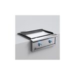 XO XOGRIDDLE30L 30" Built-In Griddle with 36,000 BTU, 495 sq. in Cooking Surface, in Stainless Steel (Liquid Propane)