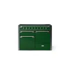 AGA AEL481INABCWG 48" Elise Induction Range with 6 cu. ft. Capacity, Residual Heat Inductor, Overheat Detection, Child Safety Lock, 9 Power Levels and Pan Detection (Cornwall Green, Antique Brass)