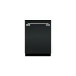 AGA AELTTDWMBL 24" Elise Dishwasher With 14 Place Settings, Third-Level Rack, Multi-Level Washing, Sensor monitors, Triple Filtration System, Condensate Quick Dry (Matte Black)