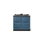 AGA AER7339DAR 39" AGA eR7 100 Classic Cast Iron Range with 2 Hotplates, Altrashell Coating, Touch-Screen Panel, 3 Ovens (Darthmouth Blue)