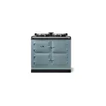 AGA AER7339DVE 39" AGA eR7 100 Classic Cast Iron Range with 2 Hotplates, Altrashell Coating, Touch-Screen Panel, 3 Ovens (Dove)