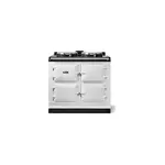 AGA AER7339PAS 39" AGA eR7 100 Classic Cast Iron Range with 2 Hotplates, Altrashell Coating, Touch-Screen Panel, 3 Ovens (Pearl Ashes)