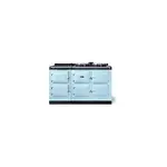 AGA AER7560IDEB 60" AGA eR7 150 Classic Cast Iron Range with Induction Hotcupboard, 2 Hotplates, Altrashell Coating, Touch-Screen Panel, 9 Power Settings, Power Boost, Child Safety Lock (Duck Egg Blue)