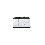 AGA AER7560IWHT 60" AGA eR7 150 Classic Cast Iron Range with Induction Hotcupboard, 2 Hotplates, Altrashell Coating, Touch-Screen Panel, 9 Power Settings, Power Boost, Child Safety Lock (White)