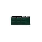 AGA AER7783WGBRG 83" AGA eR7 210 Classic Cast Iron Range with Warming Plate Hotcupboard and 4 Top Burner Dual Fuel Module, 2 Hotplates, 7 Ovens  (British Racing Green, Natural Gas)