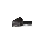 AGA AH4842LGEMBLBN 48"W x 42"H Loge Wall Mount Box Style Hood with 1200 CFM, LED Lighting, Dishwasher Safe Commercial Style Baffle Filters, 3 Speed Electronic Touch Controls (Matte Black, Brushed Nickel)