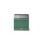 AGA AMC36INMG 36" Mercury Induction Range with 5 Elements, 4.5 cu. ft. Capacity Oven, True European Convection and Storage Drawer (Mineral Green)