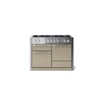 AGA AMC48DFFWN 48" Mercury Series Freestanding Dual Fuel Range with 5 Sealed Brass Burners, 17K BTU Power Burner, EasyClean Enamel, Three Ovens, 8-Pass Broiler, True European convection oven (Fawn)