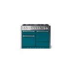 AGA AMC48DFSAL 48" Mercury Series Freestanding Dual Fuel Range with 5 Sealed Brass Burners, 17K BTU Power Burner, EasyClean Enamel, Three Ovens, 8-Pass Broiler, True European convection oven (Salcombe Blue)