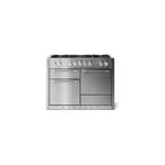 AGA AMC48DFSS 48" Mercury Series Freestanding Dual Fuel Range with 5 Sealed Brass Burners, 17K BTU Power Burner, EasyClean Enamel, Three Ovens, 8-Pass Broiler, True European convection oven (Stainless Steel)