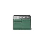 AGA AMC48INMG 48" Mercury Freestanding Induction Range with 5 Induction Burners, 6 cu. ft. Capacity, Three Ovens, Child Lock, Overheat Detection, 7-Mode Multi-Function Oven, European Convection Oven, EasyClean Enamel (Mineral Green)