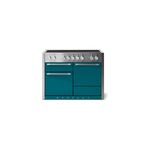 AGA AMC48INSAL 48" Mercury Freestanding Induction Range with 5 Induction Burners, 6 cu. ft. Capacity, Three Ovens, Child Lock, Overheat Detection, 7-Mode Multi-Function Oven, European Convection Oven, EasyClean Enamel (Salcombe Blue)