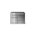 AGA AMC48INSS 48" Mercury Freestanding Induction Range with 5 Induction Burners, 6 cu. ft. Capacity, Three Ovens, Child Lock, Overheat Detection, 7-Mode Multi-Function Oven, European Convection Oven, EasyClean Enamel (Stainless Steel)